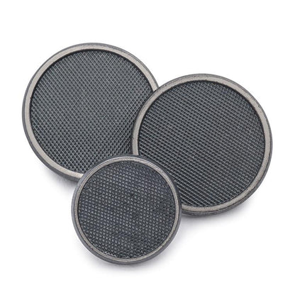 Diamond Weave Blazer Buttons | Gold and Silver Plated Blazer Buttons | Made in England