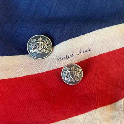 City of London Blazer Buttons | Silver Plated Blazer Buttons | Made in England | Benson and Clegg, London