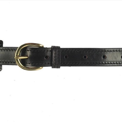 Gavin: Bespoke Triple Gusset Flap Over with Short Straps with Self Lining, Single Position Brass Lock and Top Attached adjustable shoulder Strap | Hand Stitched | Black English Bridle Leather | Hand Made in England