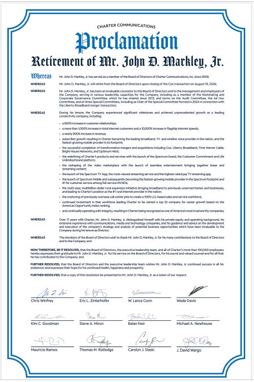 September 2026 | Bespoke Framed Award / Proclamation