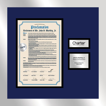 September 2026 | Bespoke Framed Award / Proclamation
