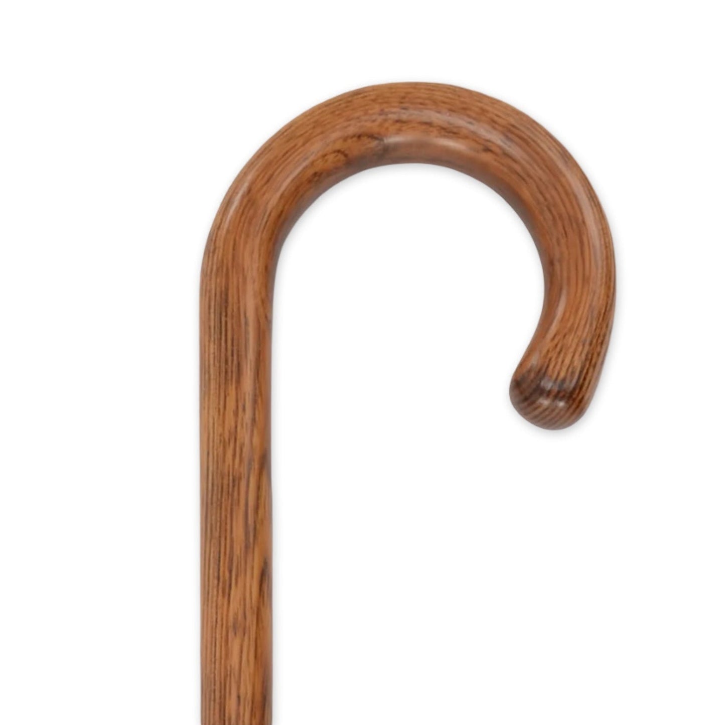 Luxury Wood Cane | Polished Hickory Walking Stick Cane | Crook Handle | Finest Quality | Made in England