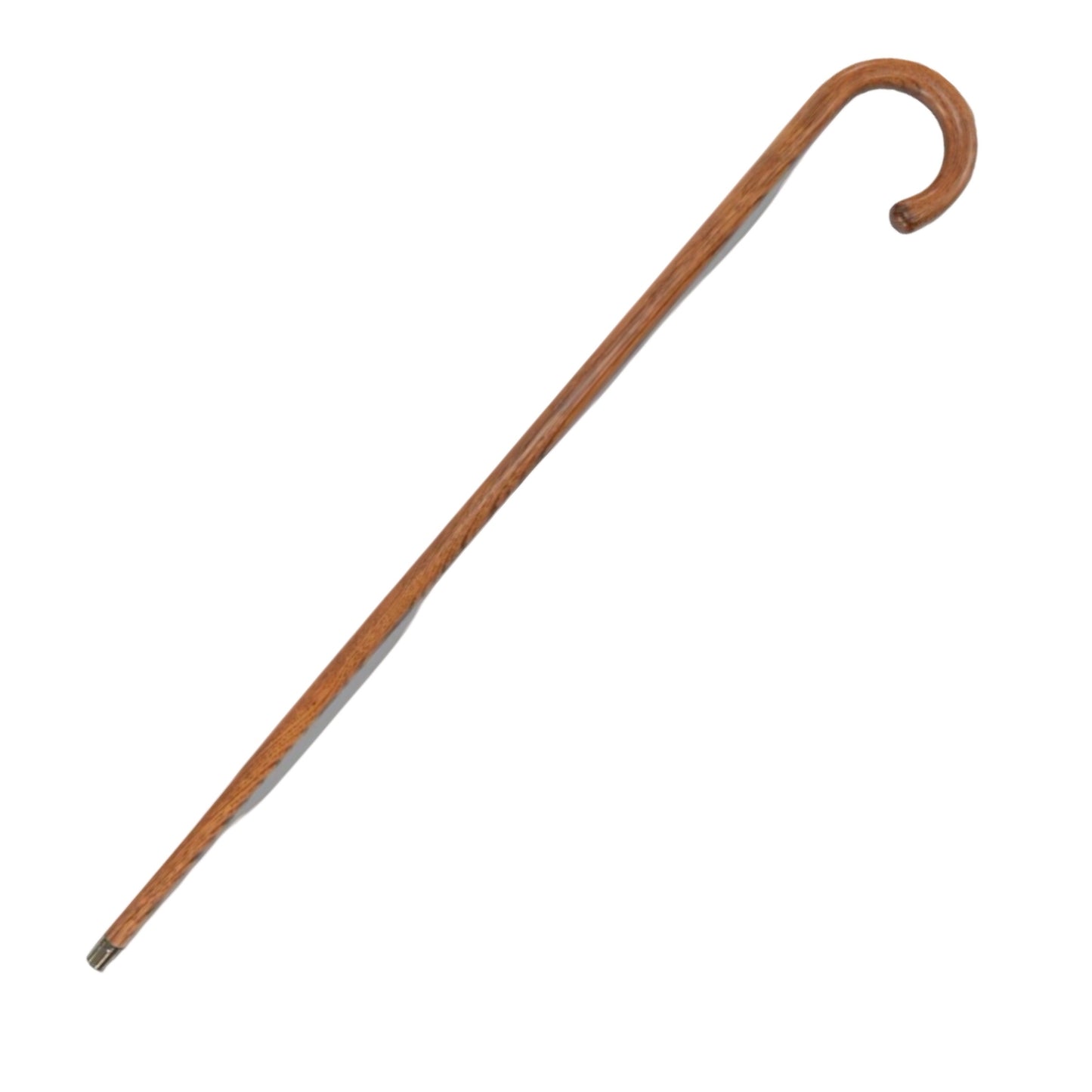 Hickory wood cane with metal tip superior quality