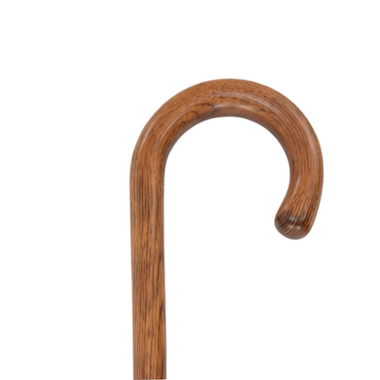 Luxury Wood Cane | Polished Hickory Walking Stick Cane | Crook Handle | Finest Quality | Made in England