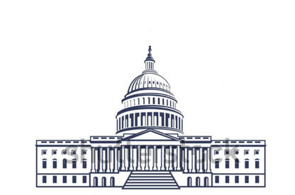 US Capitol Building Vectorized Art Offerings for Award Options | Washington, DC Capitol