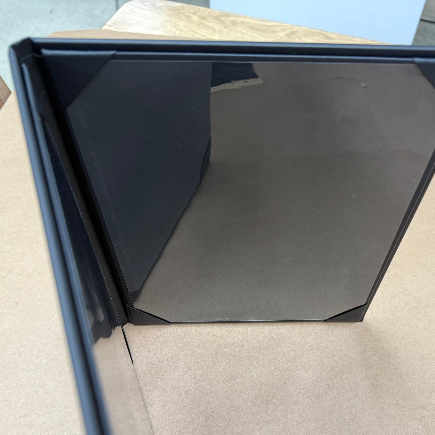 NFHA | Custom Certificate Holder | Black Bonded Leather | Double Sided
