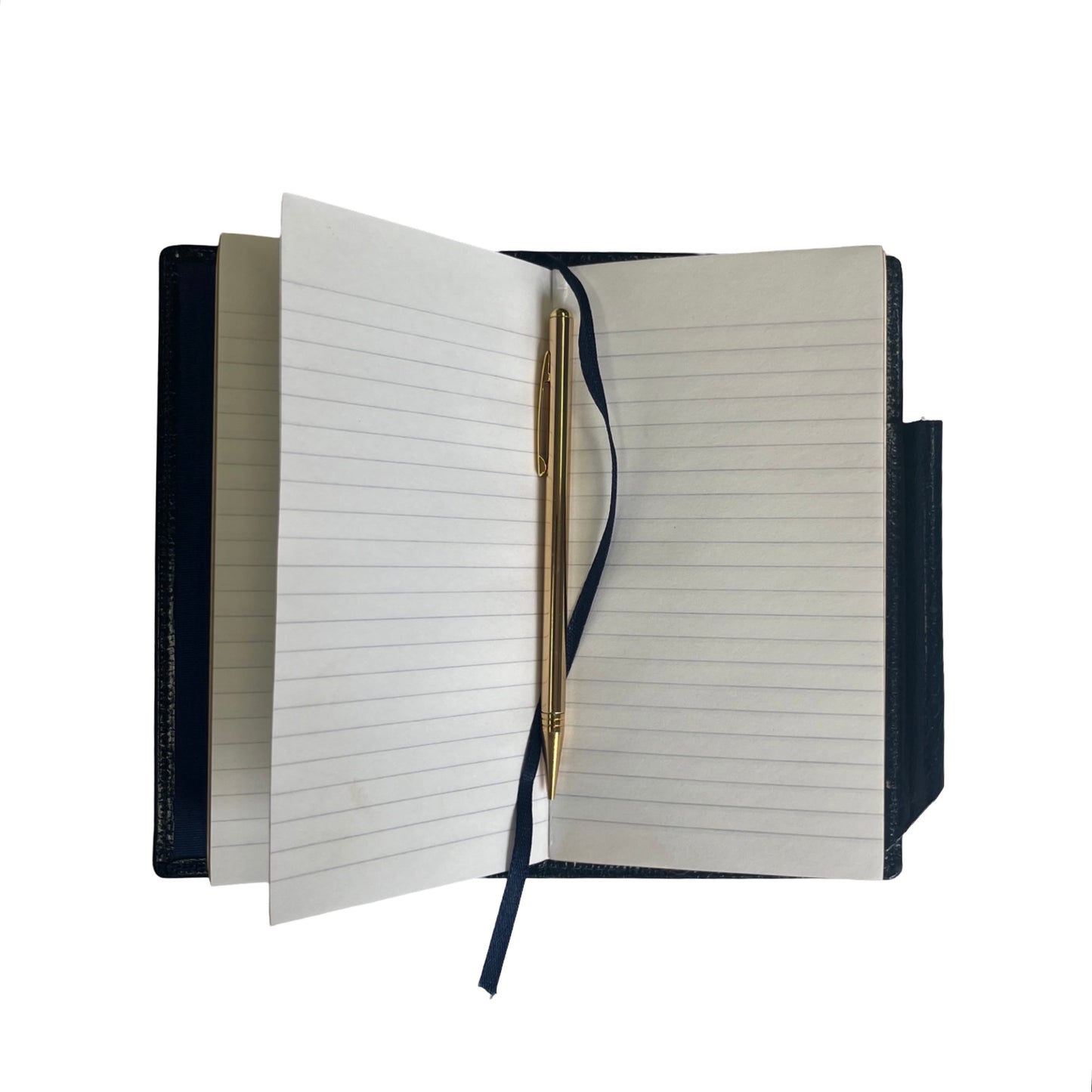 Leather Cover with Removable Notes and Gilt Pencil | 6x3" | Embossed Calf | Charing Cross | N63RCP