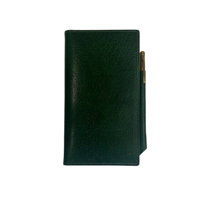 Leather Cover with Removable Notes and Gilt Pencil | 6x3" | Embossed Calf | Charing Cross | N63RCP