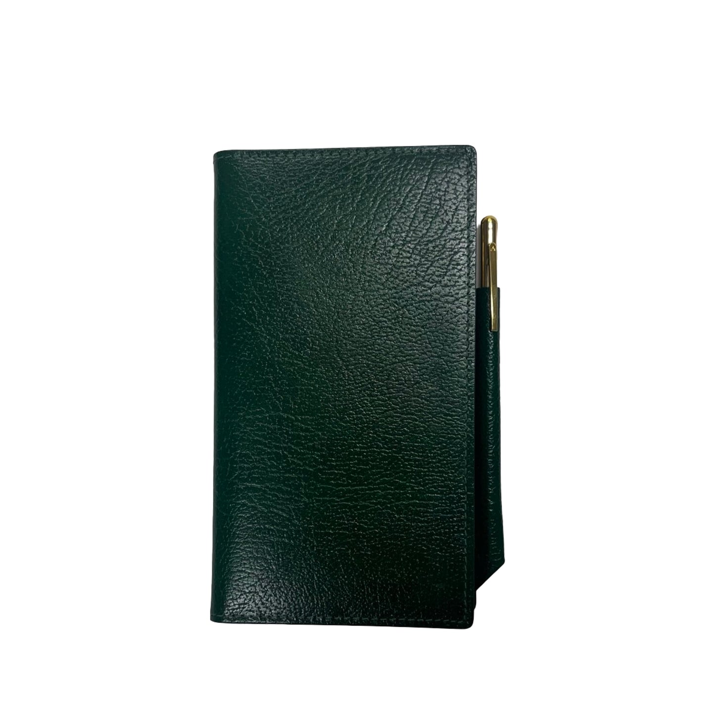 Leather Cover with Removable Notes and Gilt Pencil | 6x3" | Embossed Calf | Charing Cross | N63RCP