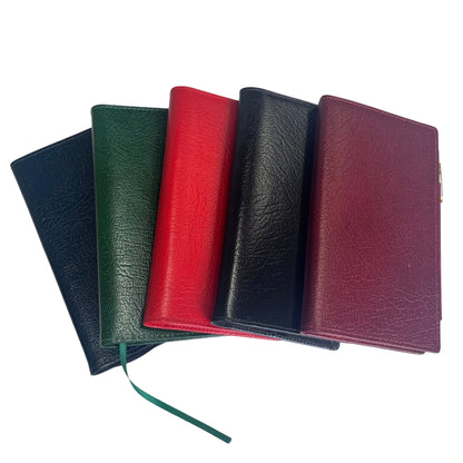 Leather Cover with Removable Notes and Gilt Pencil | 6x3" | Embossed Calf | Charing Cross | N63RCP