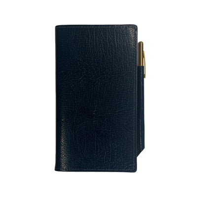 Leather Cover with Removable Notes and Gilt Pencil | 6x3" | Embossed Calf | Charing Cross | N63RCP