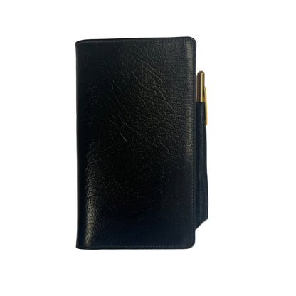 Leather Cover with Removable Notes and Gilt Pencil | 6x3" | Embossed Calf | Charing Cross | N63RCP