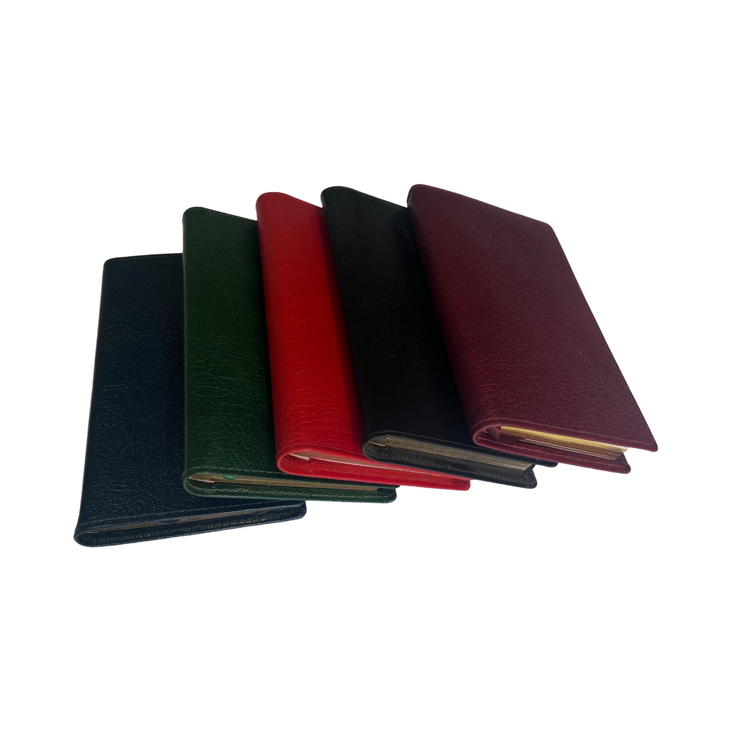 Leather Cover with Removable Notes and Gilt Pencil | 6x3" | Embossed Calf | Charing Cross | N63RCP