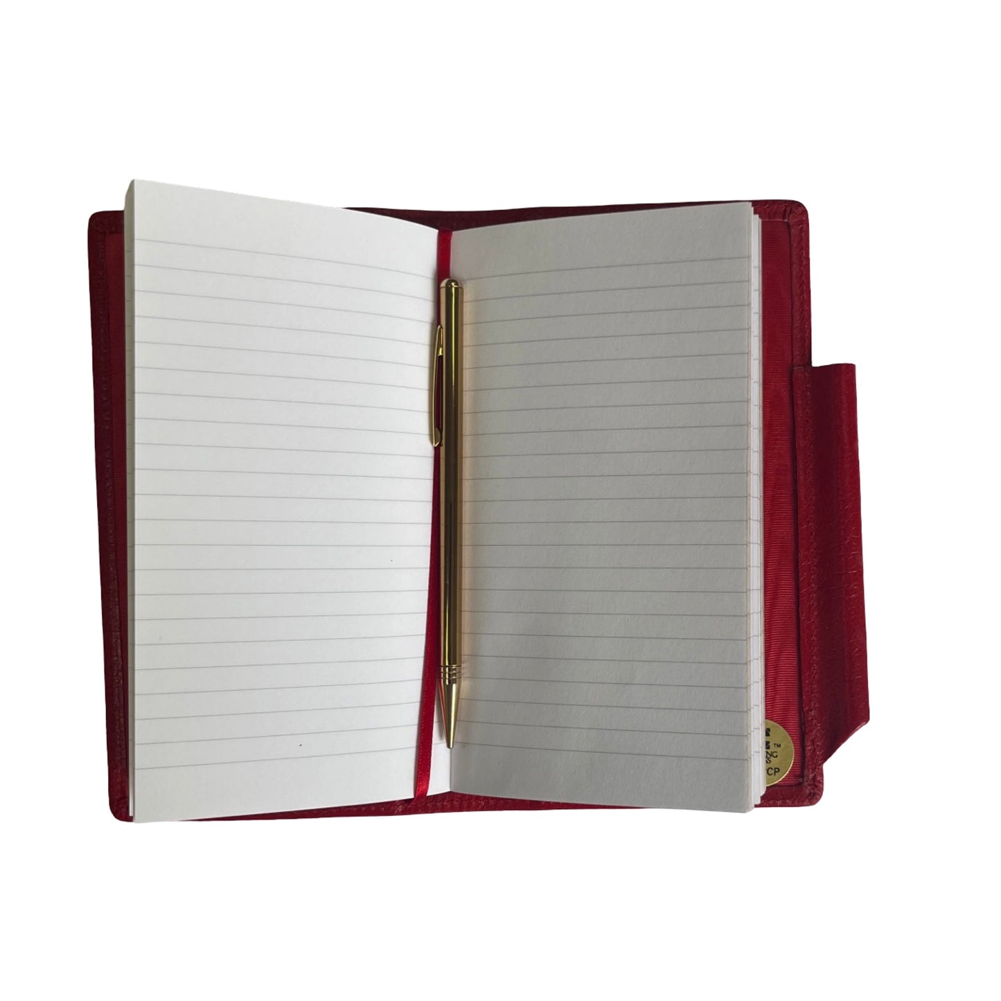 Leather Cover with Removable Notes and Gilt Pencil | 6x3" | Embossed Calf | Charing Cross | N63RCP