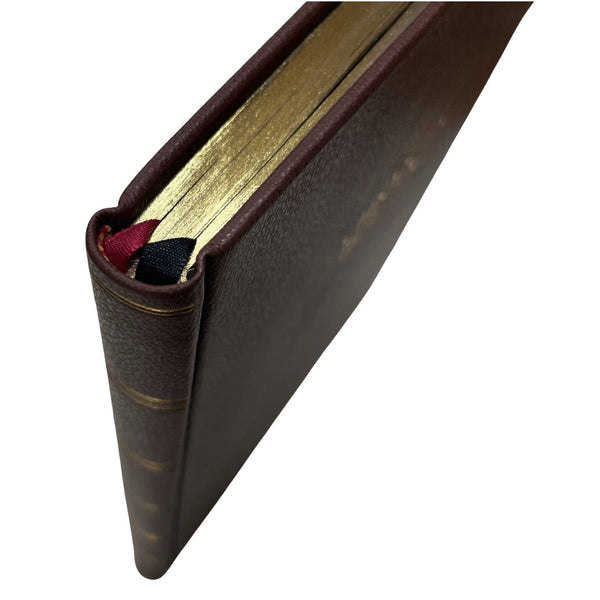 Bespoke "Chrysler Building" Bookbinding Project | Leather Binding with Special Message
