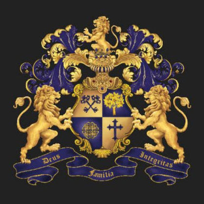 Coat of Arms engraved stationery by Sterling and Burke in Washington, DC