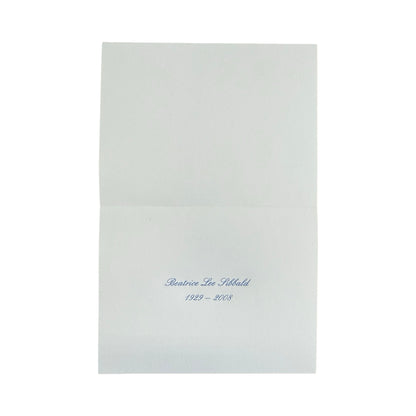 Condolence Acknowledgement Informal Notes | Beatrice Lee Sibbald