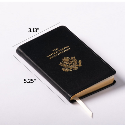 Constitution Book | Custom Leather Constitution Gift Book  | Gold Stamping | Hand Bound