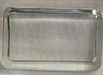 George Washington | Paperweight | Bespoke Art | Rectangular Glass with and without Beaded Edge