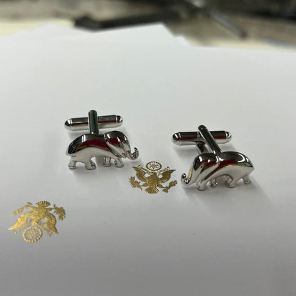 GOP Cuff Links | The First Republican Elephant Cufflinks | Made in USA & UK
