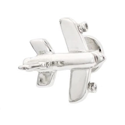 Air Plane Stud Set | Airplane Cufflinks & Studs |  Manufactured in USA in Silver & Gold Finish