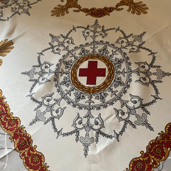 Custom Silk Scarf and Tie | Design Elements | Samples of Appealing Corporate Designs | Finest Quality | Hand Rolled Edges | Deposit Only