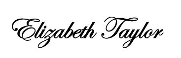 Bespoke Stationery | Elizabeth Taylor Personal Letterhead Stationery | Elizabeth Taylor Style Monarch Sheets and Envelopes