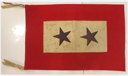 Vintage Service Flag | Felt Flag | 21 by 13.5 Inches