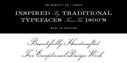 Fonts Styles | Sterling & Burke DC | Engraved Stationery Type Face Offerings | Custom Italic Calligraphic Fonts