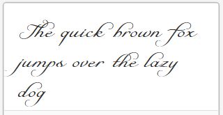 Fonts Styles | Sterling & Burke DC | Engraved Stationery Type Face Offerings | Custom Italic Calligraphic Fonts