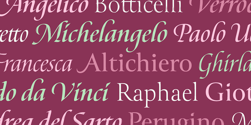 Fonts Styles | Sterling & Burke DC | Engraved Stationery Type Face Offerings | Custom Italic Calligraphic Fonts