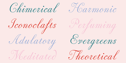 Fonts Styles | Sterling & Burke DC | Engraved Stationery Type Face Offerings | Custom Italic Calligraphic Fonts