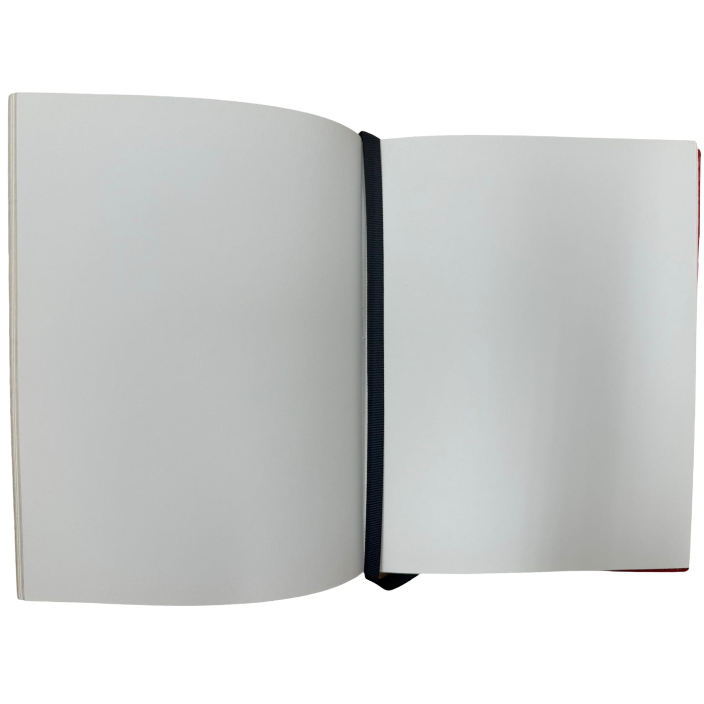 Gawler's Sons | Funeral Guest Book | SERGE MOMBOULI | Finest Quality Red Calf Leather with Gold Tooling | Blank Pages