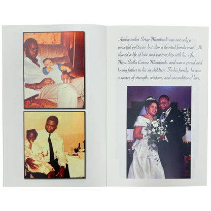 Gawler's Sons | Funeral Service | SERGE MOMBOULI | Finished Program  | 320 Copies