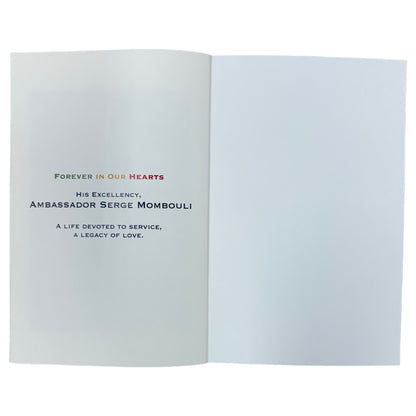 Gawler's Sons | Funeral Service | SERGE MOMBOULI | Finished Program  | 320 Copies