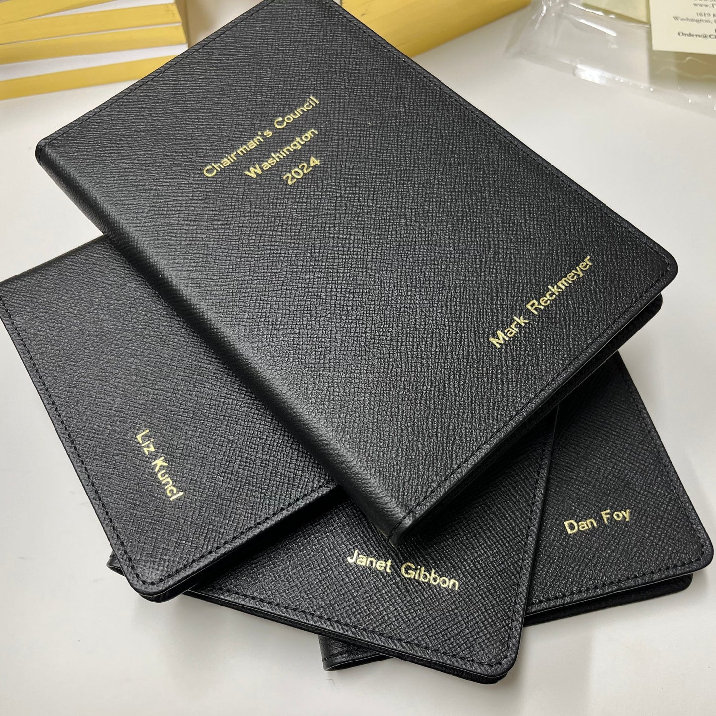 Gallup | Chairman's Council Washington 2024 | Custom Journal Book with Gold Stamping