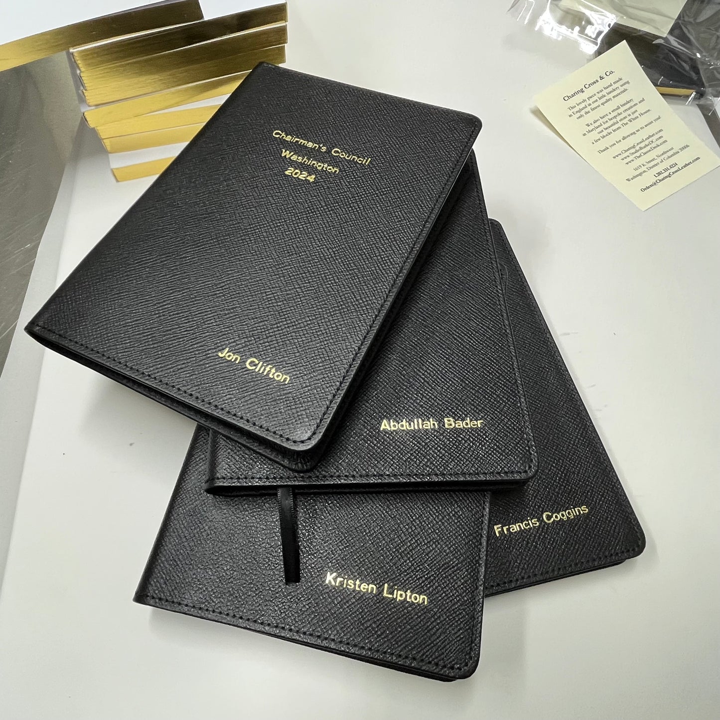 Gallup | Chairman's Council Washington 2024 | Custom Journal Book with Gold Stamping