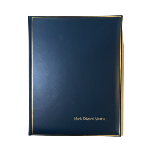 Jos. Gawler's Sons | Registry Book | Fine Calf Leather | RON / ALBERTA