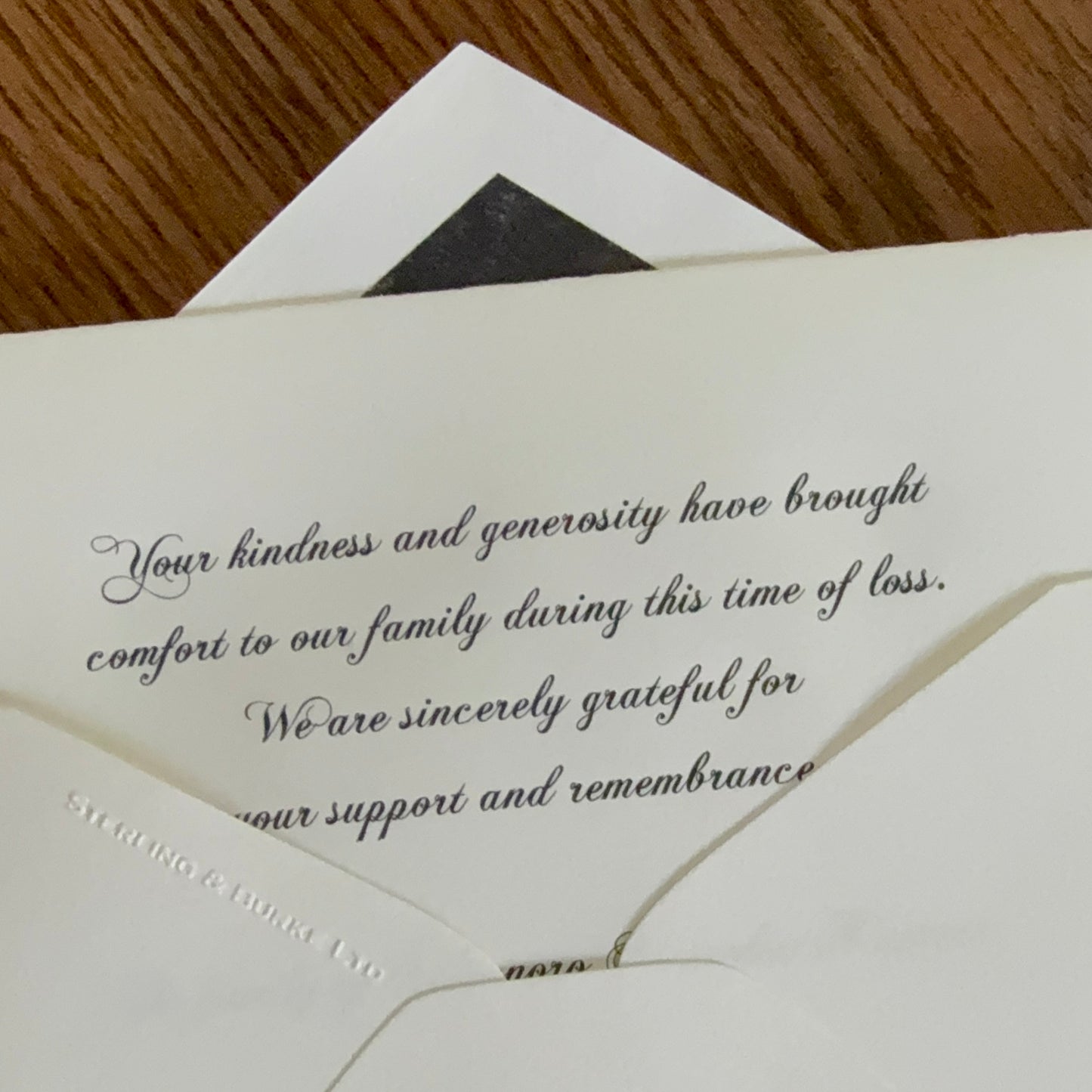 Bespoke Condolence Acknowledgement Informal Notes | Onyeonoro Secundus Kamanu