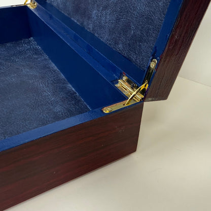 Georgetown University Rosewood Desk Box | Stationery Box | 10 by 8 inch