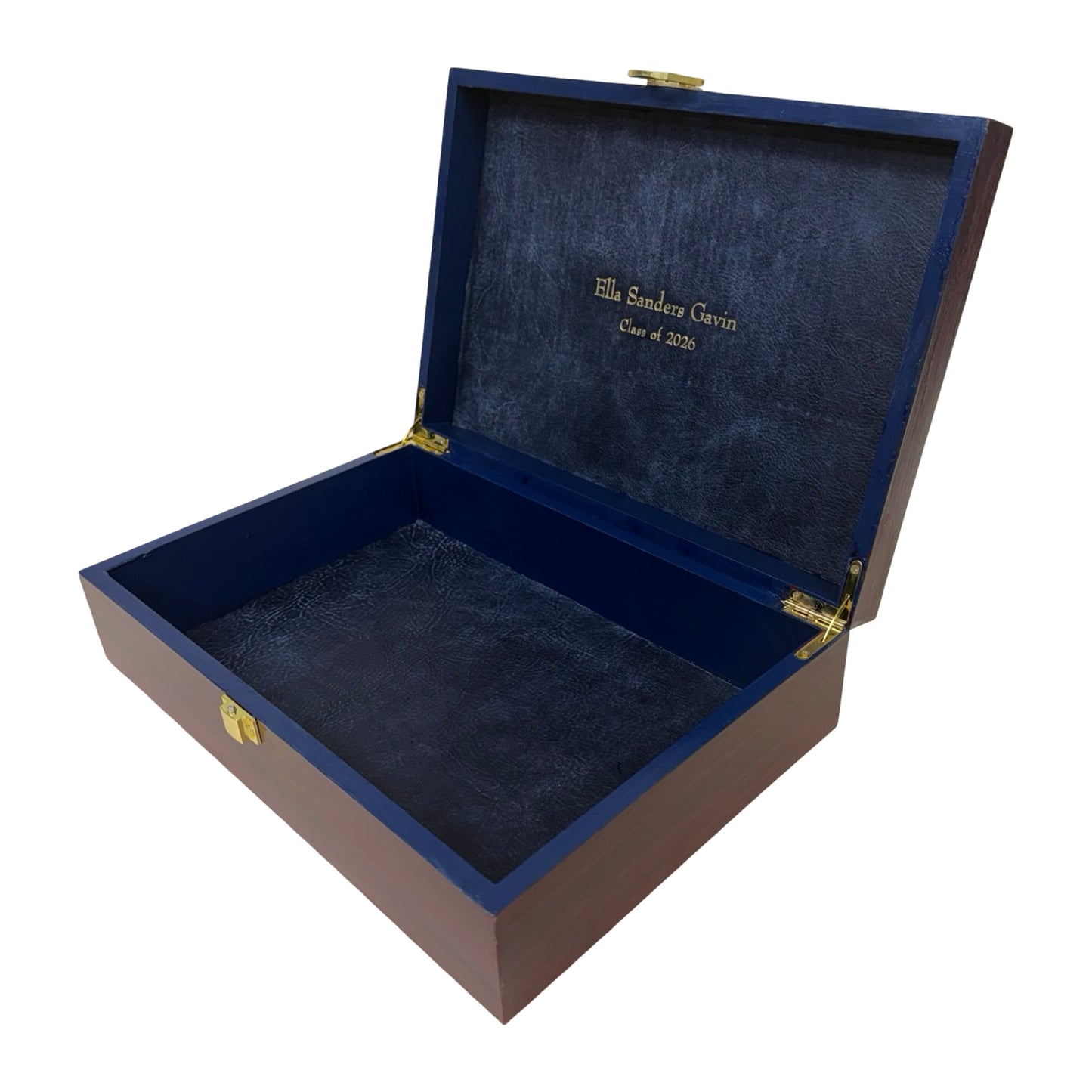 Georgetown University Rosewood Desk Box | Stationery Box | 10 by 8 inch