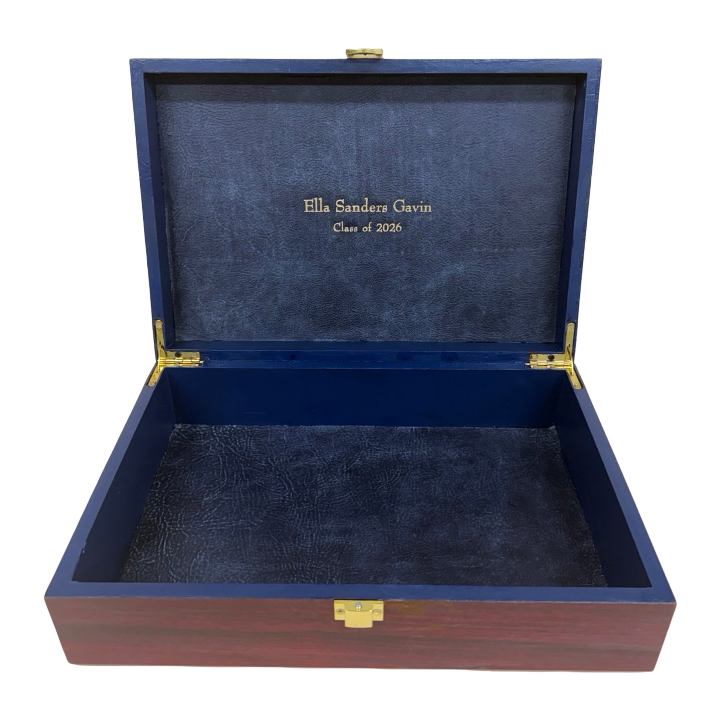 Georgetown University Rosewood Desk Box | Stationery Box | 10 by 8 inch