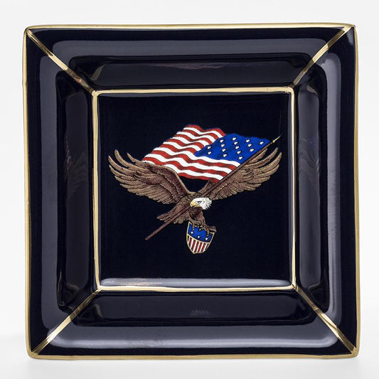 Purchase Order: Halcyon Days | Star Spangled Banner Square Trinket Tray