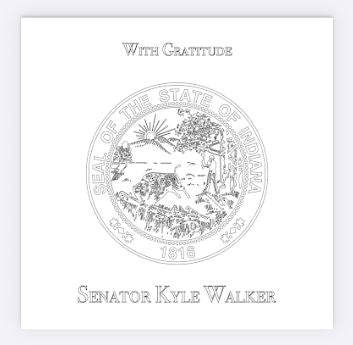 Senator Kyle Walker | 2026 | Hand Engraved, Bespoke Pewter Bowls | Order Confirmation