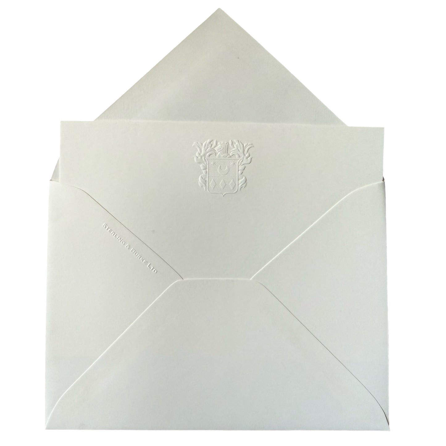 Josh Wedding | Correspondence Cards & Envelope Sets | Engraved with SULLINS Family Crest