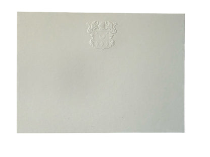 Josh Wedding | Correspondence Cards & Envelope Sets | Engraved with SULLINS Family Crest