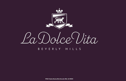La Dolce Vita Bespoke Guest Book  | 7 by 9 Inches | Green Smooth Leather | Blank Pages | Made in America