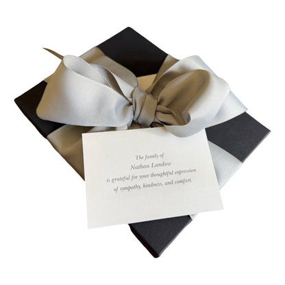 Bespoke Condolence Acknowledgement Informal Notes | Nathan Landow