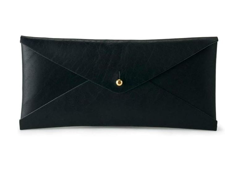 Leather Envelope | Made to Order | Original Design produced by JW Hulme |  Black