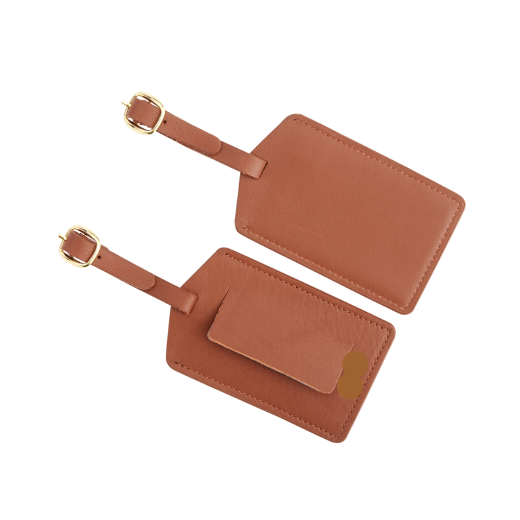 Marriott | Leather Luggage Tag | Pebbled, Superior Quality Leather | Embossed with Marriott Logo